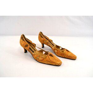 Ingledew's Spanish Collection Grenada All Leather Kitten Heel Women's US Sz 8.5N